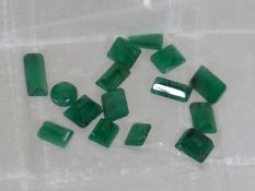 Approx. 15 Emeralds