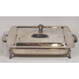 A Large Art Deco Silver Plated Tureen