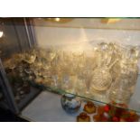 A Quantity Of Antique Glassware Items Including Ge