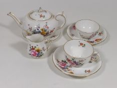 A Royal Crown Derby Posies Tea Service For One