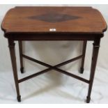 An Edwardian Mahogany Ocassional Table With Inlaid