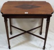 An Edwardian Mahogany Ocassional Table With Inlaid