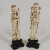 A Pair Of Early/Mid 19thC. Japanese Ivory Figures