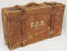 An Early 20thC. Leather Suitcase
