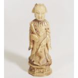18th/19thC. Chinese Carved Ivory Figure Of A Femal