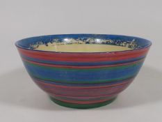 Clarice Cliff Fantasque Concentric Ring Bowl, Smal