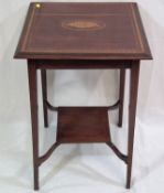 An Inlaid Edwardian Mahogany Occasional Table