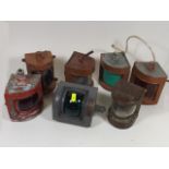A Quantity Of Mixed Ship Lights, Some With Faults