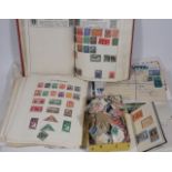 A Quantity Of Stamp Albums & Loose Stamps