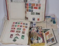A Quantity Of Stamp Albums & Loose Stamps