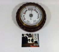 A Ornately Framed Barometer From Swindon GWR Stati