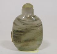 An Antique Chinese Peking Glass Snuff Bottle With