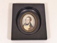 A 19thC. Watercolour On Ivory Miniature
