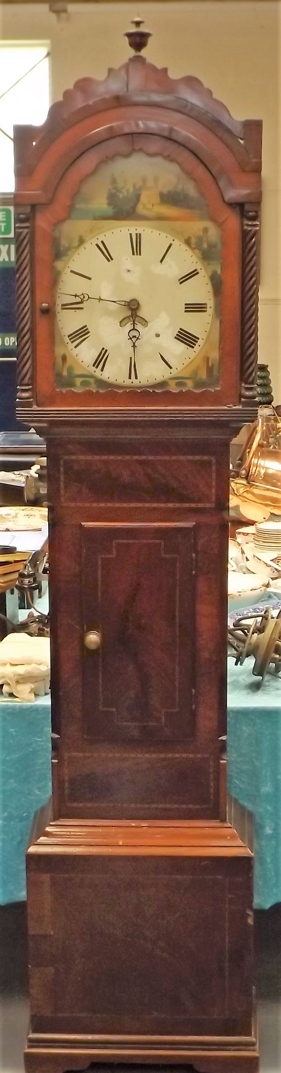 C.1800 Mahogany Cased Long Case Clock With Faults