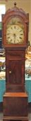 C.1800 Mahogany Cased Long Case Clock With Faults
