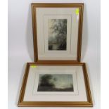 Six Framed Impressionist Oil Paintings All By Same