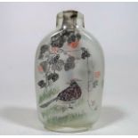 A Chinese Internally Painted Snuff Bottle Lacking