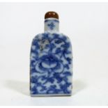 An Antique Chinese Porcelain Snuff Bottle With Cor