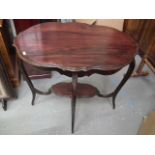An Edwardian Mahogany Occasional Table
