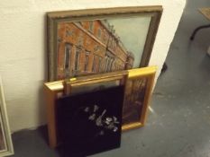 A Oil Painting & Other Items