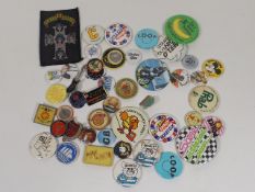 A Quantity Of Mostly 1980'S Badges