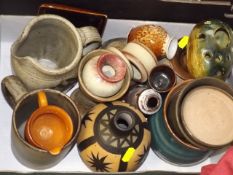 A Box Of Studio Pottery