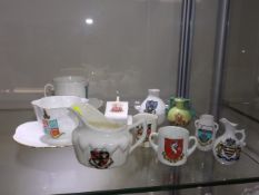 A Quantity Of Various Crested Ware Items Inc. Jug