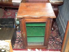 A Victorian Glass Fronted Display Cabinet