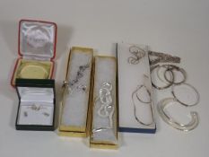 A Quantity Of Silver & White Metal Jewellery