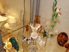 A Small Quantity Of Italian Glass Figures & Other
