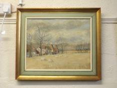 A Landscape Oil By Nancy Illingworth