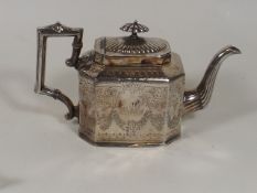 A 19thC. Silver Plated Teapot