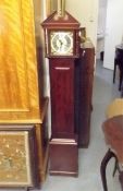 A Mahogany Cased Grand Daughter Clock