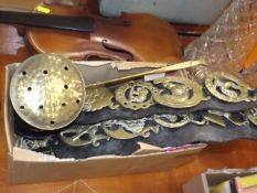 A Quantity Of Mixed Brassware & Other Items