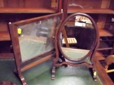 Two 19thC. Dressing Table Mirrors