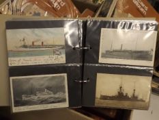 An Album Of Vintage Postcards
