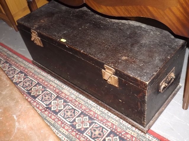 A Large Wooden Munitions Style Box