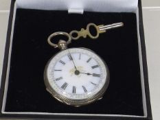A Ladies Silver Pocket Watch