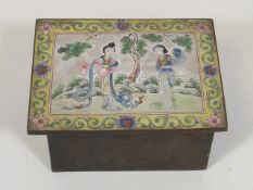 A C.1900 Chinese Enamelled Box
