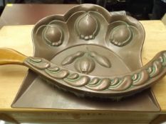 An Art Nouveau Crumb Tray With Brush