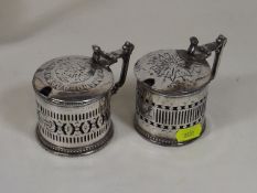 Two Silver Plated Condiments