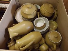 A Boxed Quantity Of Denby Stoneware