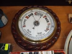 A Wall Mounted Barometer From Swindon Railway Stat