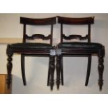 Two 19thC. Dining Chairs With One Carver