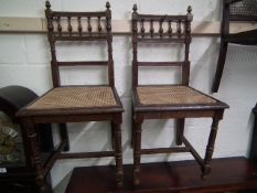 A Pair Of Wicker Bedroom Chairs