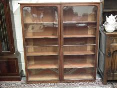 A 19thC. Mahogany Cased Glazed Bookcase