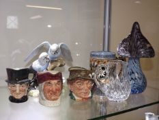 Three Doulton Character Jugs & Other Items