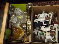 Two Boxes Of Ceramics & Miscellany