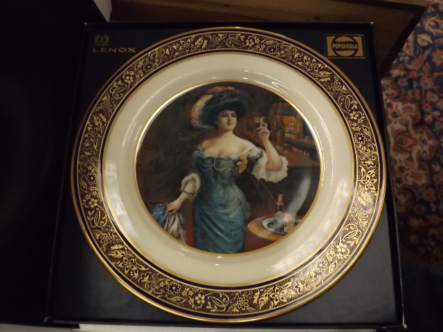 A Pepsi Cola Collectors Plate & Other Plates