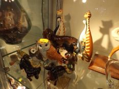 A Quantity Of Animal Figures Including Beswick